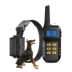 Dispositivo de entrenamiento de perros con Control remoto, Collar impermeable de entrenamiento de descarga eléctrica inteligente para mascotas, 1000m, Only Receiver - Imagen 9