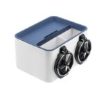 Soporte para vasos multifuncional para coche, caja de papel con reposabrazos