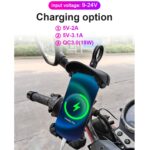 Soporte para teléfono móvil a prueba de lluvia para sombrilla de motocicleta, Handlebar Holder No Charge - Imagen 11