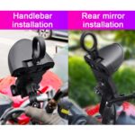 Soporte para teléfono móvil a prueba de lluvia para sombrilla de motocicleta, Charging Handlebar Holder 5V-2A - Imagen 13