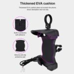 Soporte para teléfono móvil a prueba de lluvia para sombrilla de motocicleta, Handlebar Holder No Charge - Imagen 8