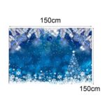 150 x 150 cm Piel de melocotón Fotografía de Navidad Fondo Tela Decoración de la sala de fiestas, 3 - Imagen 3