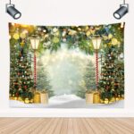 150 x 200 cm Piel de melocotón Fotografía de Navidad Fondo Tela Decoración de la sala de fiestas, 10