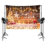150 x 200 cm Piel de melocotón Fotografía de Navidad Fondo Tela Decoración de la sala de fiestas, 13