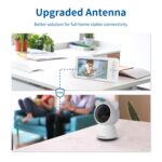 Cámara inalámbrica para el cuidado del bebé con Wifi y monitor para bebés HD de 5 pulgadas, UK Plug - Imagen 2