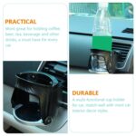 Soporte para vaso de agua para coche, salida de aire multifunción, soporte para teléfono móvil, Cenicero - Imagen 4
