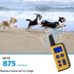 Collar para mascotas con vibración y descarga eléctrica, entrenador para perros con Control remoto de 800m, Stop Barker - Imagen 11