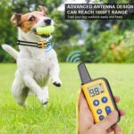 Collar para mascotas con vibración y descarga eléctrica, entrenador para perros con Control remoto de 800m, Stop Barker - Imagen 12