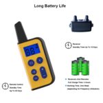 Collar para mascotas con vibración y descarga eléctrica, entrenador para perros con Control remoto de 800m, Stop Barker - Imagen 4