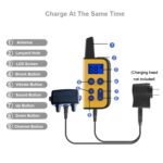 Collar para mascotas con vibración y descarga eléctrica, entrenador para perros con Control remoto de 800m, Stop Barker - Imagen 6