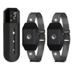 Collar de vibración impermeable con Control remoto inteligente para entrenador de perros Stop Barker, 669N-2