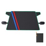 Protector impermeable grueso para nieve y hielo para parabrisas de coche al aire libre de invierno, Rear Cover, Front Cover