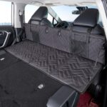 Tablero plegable para cama de Camping y coche, tablero de extensión de fila trasera para SUV, para Tesla, Black Embossed