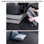 Tablero plegable para cama de Camping y coche, tablero de extensión de fila trasera para SUV, para Tesla, Gray Embossed - Imagen 7