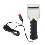 Pala de nieve multifuncional para coche con calefacción de 12V, herramientas de eliminación de nieve para invierno