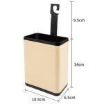 Caja de almacenamiento multifuncional para colgar en la puerta del respaldo del asiento del coche, Black - Imagen 2