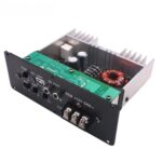 Placa amplificadora de Audio para Subwoofer ultrafina de modificación de Audio para coche RMS80W, 12V, 24V