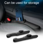 Organizador de almacenamiento para asiento de coche, rellenos de costuras antifugas, 1 par, Storage Dark Coffee - Imagen 5