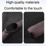 Organizador de almacenamiento para asiento de coche, rellenos de costuras antifugas, 1 par, Storage Dark Coffee - Imagen 7