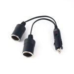Extensión de cobre para encendedor de cigarrillos de coche, 12/24V, 10A, General, 1 arrastre, 2 carga de coche - Imagen 2