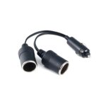 Extensión de cobre para encendedor de cigarrillos de coche, 12/24V, 10A, General, 1 arrastre, 2 carga de coche - Imagen 3