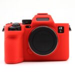 Funda protectora de silicona para cámara sin espejo Sony A7RV, Red