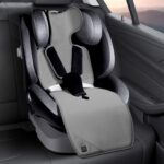 Cojín de asiento con calefacción USB para coche, cojín de asiento infantil de felpa de invierno, 90x32cm