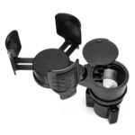 Cenicero con soporte para vasos modificado para coche multifuncional de fibra de carbono - Imagen 3