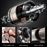Bomba de inflado con pantalla Digital inteligente para coche, motor neumático portátil para neumáticos de coche, 30 Cylinders - Imagen 12