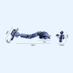 SHUNWEI SD-1132B Ventosa para teléfono de automóvil + Soporte para ventilación de aire Soporte de detección de gravedad - Imagen 2