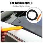 Para Tesla Model 3 3m Skylight sellado tiras impermeables parabrisas reducción de ruido anillo de aislamiento de sonido - Imagen 3