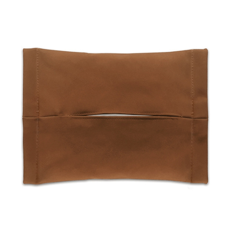 TBD0604225502.jpg Para Tesla Model 3 / Y asiento de coche pantalla de Control Central caja de pañuelos bolsas de almacenamiento de pañuelos, Brown - Imagen 1