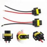 Enchufe del soporte de la luz del zócalo del faro del coche con cable, 1pair For 9006 - Imagen 6