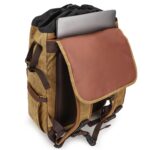 Bolsa para cámara digital SLR de gran capacidad, mochila para ordenador portátil, bolsa de almacenamiento de lona - Imagen 3