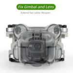 Sunnylife N4P-G710 para DJI Mini 4 Pro Protector de cardán integrado cubierta de lente de cámara tapa a prueba de polvo, For DJI Mini 4 Pro - Imagen 3