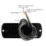 Luz de advertencia de señal lateral del coche de 12 W, luz estroboscópica de 24 LED - Imagen 4