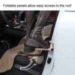 Para asistencia en automóviles SUV para subir al pedal del gancho del automóvil, Black - Imagen 5