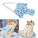 Pantalones menstruales para perros Pantalones sanitarios lavables menstruales antiacoso, M - Imagen 2