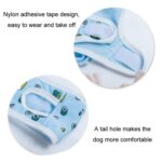 Pantalones menstruales para perros Pantalones sanitarios lavables menstruales antiacoso, S - Imagen 3