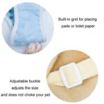 Pantalones menstruales para perros Pantalones sanitarios lavables menstruales antiacoso, S - Imagen 4