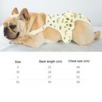 Pantalones menstruales para perros Pantalones sanitarios lavables menstruales antiacoso, M - Imagen 7