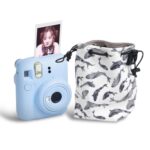 Bolsa de almacenamiento impermeable multifuncional portátil con cordón para cámaras instantáneas - Imagen 3