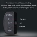 Cojín de asiento de felpa corto con calefacción eléctrica de invierno para coche de 12V, Beige - Imagen 8