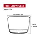 Adhesivo para panel de navegación con volante a la izquierda para Chevrolet Malibu 2016-2022, modelo B - Imagen 3