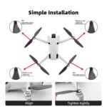 Cuchillas de hélice para drones 6030F Piezas de repuesto de accesorios, For DJI Mini 4 Pro 4pairs - Imagen 10