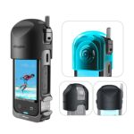 Para Insta360 X3 AMagisn accesorios de marco protector de jaula de conejo de Metal, With Lens Cover, Only Cage