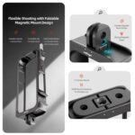 Para Insta360 X3 AMagisn accesorios de marco protector de jaula de conejo de Metal, With Lens Cover, Only Cage - Imagen 5