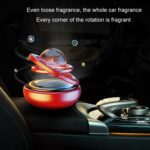 Adornos de aromaterapia para coche giratorios solares interestelares, Silver - Imagen 4