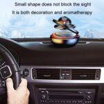 Adornos de aromaterapia para coche giratorios solares interestelares, Silver - Imagen 6