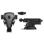 Soporte para teléfono automotriz de fibra de carbono, soporte de navegación para coche, modelo telescópico, Suction Stent